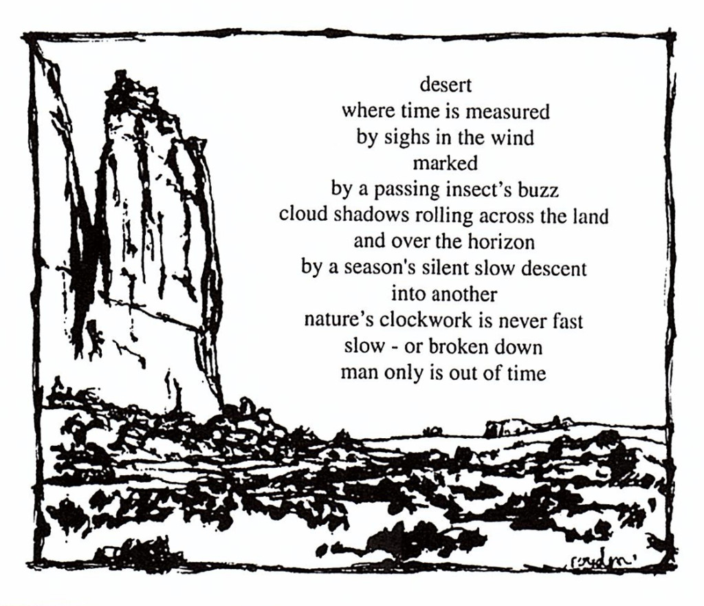 Desert Drawn Poem