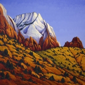 Another Great Day in Zion 36 X 36 SOLD